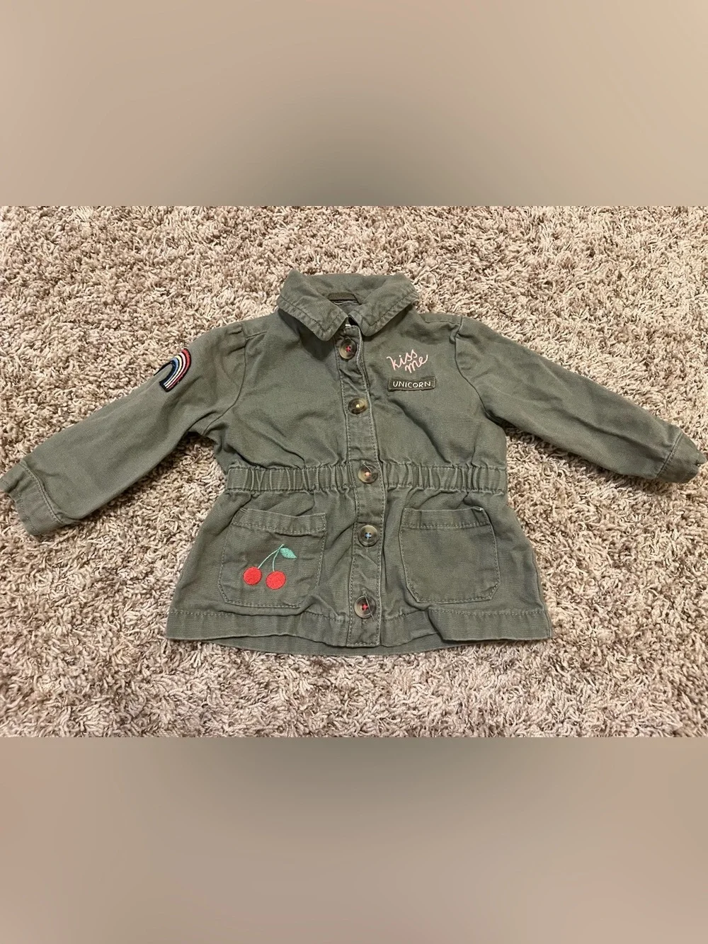 Gymboree Olive Green Utility Jacket